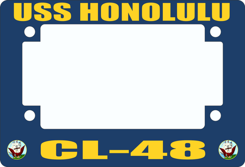 USS Honolulu CL-48 Motorcycle Frame