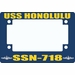 USS Honolulu SSN-718 Motorcycle Frame