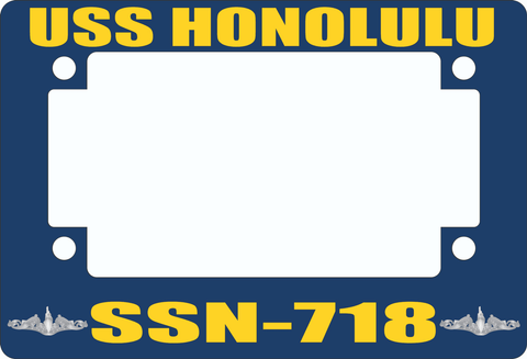 USS Honolulu SSN-718 Motorcycle Frame