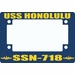 USS Honolulu SSN-718 Motorcycle Frame