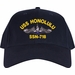 USS Honolulu SSN-718 with Blue Water Dolphins Custom Embroidered Cap