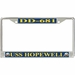 USS Hopewell DD-681 License Plate Frame
