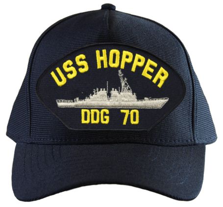 USS Hopper DDG 70 Ship Cap