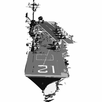 USS Hornet CV-12 Merchandise Thumbnail Illustration