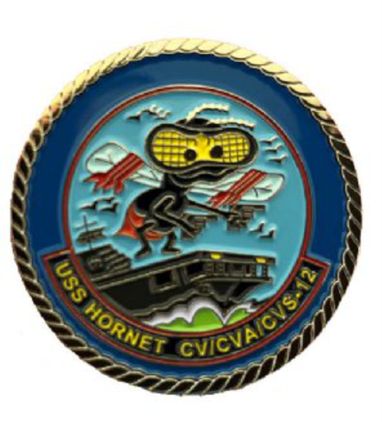 USS Hornet CV/CVA/CVS 12 (Officer) Challenge Coin