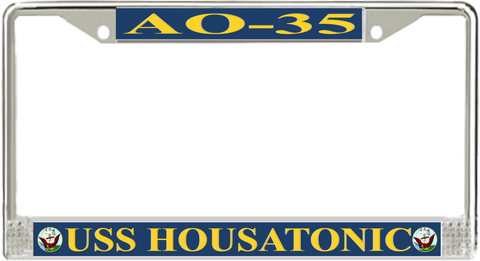 USS Housatonic AO-35 License Plate Frame