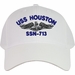 USS Houston SSN-713 w/Dolphins Embroidered Cap