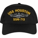 USS Houston SSN-713 w/Dolphins Embroidered Cap