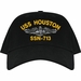 USS Houston SSN-713 w/Dolphins Embroidered Cap