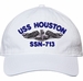 USS Houston SSN-713 with Dolphins Unstructured Dad Cap
