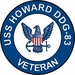 USS Howard DDG-83 Veteran Decal Sticker