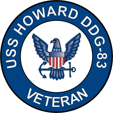 USS Howard DDG-83 Veteran Decal Sticker