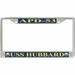USS Hubbard APD-53 License Plate Frame