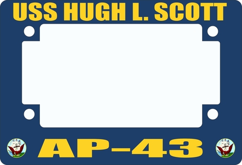 USS Hugh L. Scott AP-43 Motorcycle Frame