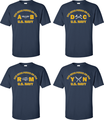 USS HUGH PURVIS DD-709 Rates Apparel