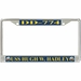 USS Hugh W. Hadley DD-774 License Plate Frame