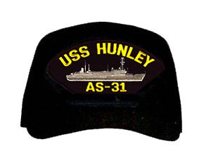 USS Hunley AS-31 Ship Cap