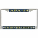 USS Hunter Liggett APA-14 License Plate Frame