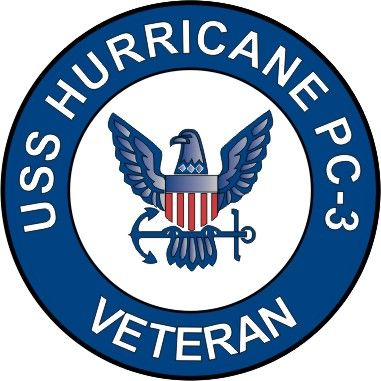 USS Hurricane PC-3 Veteran Decal Sticker