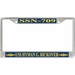 USS Hyman G. Rickover SSN-709 License Plate Frame