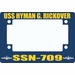 USS Hyman G. Rickover SSN-709 Motorcycle Frame