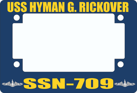 USS Hyman G. Rickover SSN-709 Motorcycle Frame