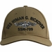 USS Hyman G. Rickover SSN-709 with Dolphins Custom Embroidered Cap
