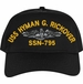 USS Hyman G. Rickover SSN-795 Custom Embroidered Cap