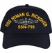 USS Hyman G. Rickover SSN-795 Custom Embroidered Cap