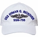 USS Hyman G Rickover SSN-795 with Dolphins Unstructured Dad Cap