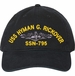 USS Hyman G Rickover SSN-795 with Dolphins Unstructured Dad Cap