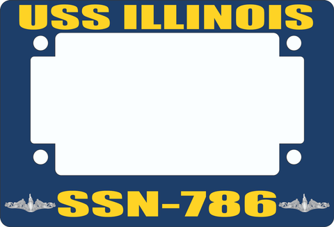 USS Illinois SSN-786 Motorcycle Frame