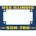 USS Illinois SSN-786 Motorcycle Frame