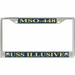 USS Illusive MSO-448 License Plate Frame