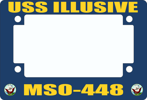USS Illusive MSO-448 Motorcycle Frame