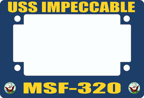 USS Impeccable MSF-320 Motorcycle Frame