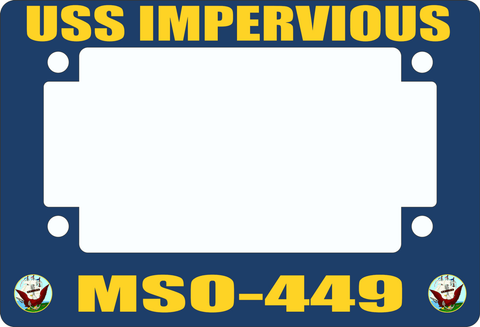 USS Impervious MSO-449 Motorcycle Frame