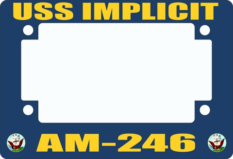 USS Implicit AM-246 Motorcycle Frame
