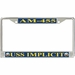 USS Implicit AM-455 License Plate Frame
