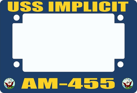 USS Implicit AM-455 Motorcycle Frame