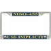 USS Implicit MSO-455 License Plate Frame