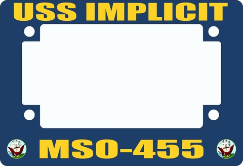 USS Implicit MSO-455 Motorcycle Frame