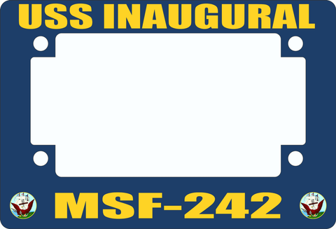 USS Inaugural MSF-242 Motorcycle Frame