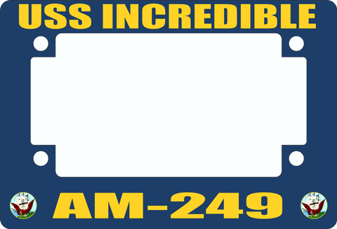 USS Incredible AM-249 Motorcycle Frame