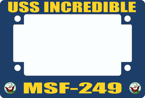 USS Incredible MSF-249 Motorcycle Frame