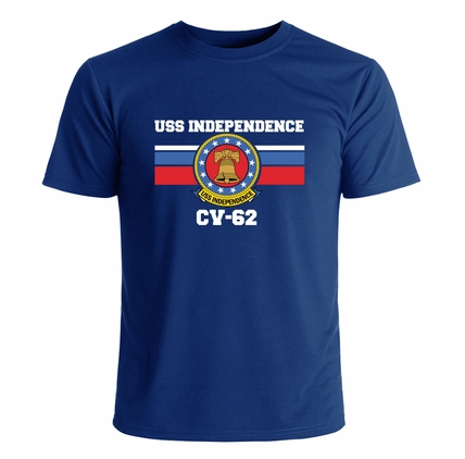 USS Independence CV-62 Crest T-Shirt