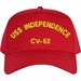 USS Independence CV-62 <b>TEXT ONLY</b> Embroidered Cap