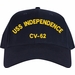 USS Independence CV-62 <b>TEXT ONLY</b> Embroidered Cap
