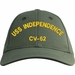 USS Independence CV-62 <b>TEXT ONLY</b> Embroidered Cap