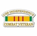 USS Independence CV-62 Vietnam Combat Veteran with Ribbon Decal